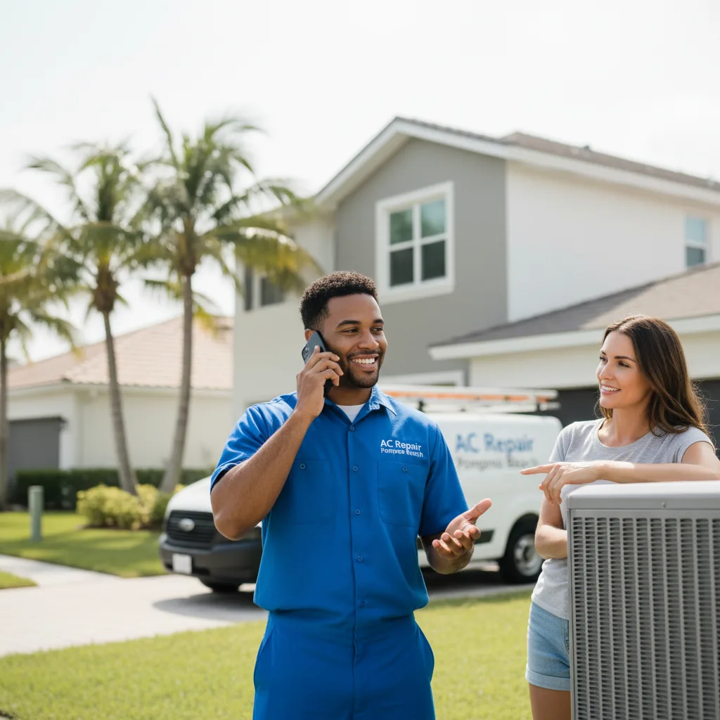 AC Repair Pompano Beach customer support in Apex